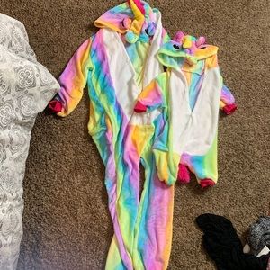 Mommy and me Halloween Unicorn outfits